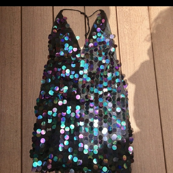 Sexy mini sequence dress - Picture 2 of 3